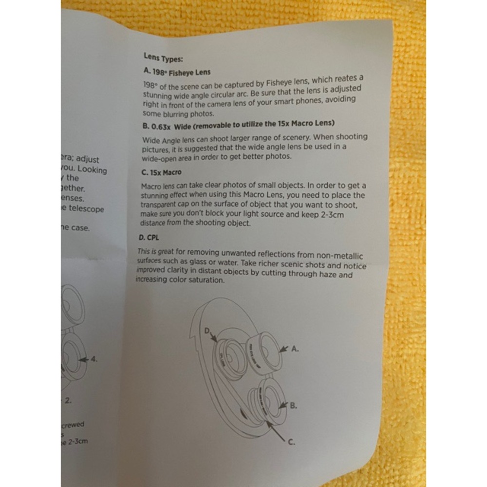 🦋HP🦋 4-in-1 Revolving Camera Lens - Picture 8 of 16